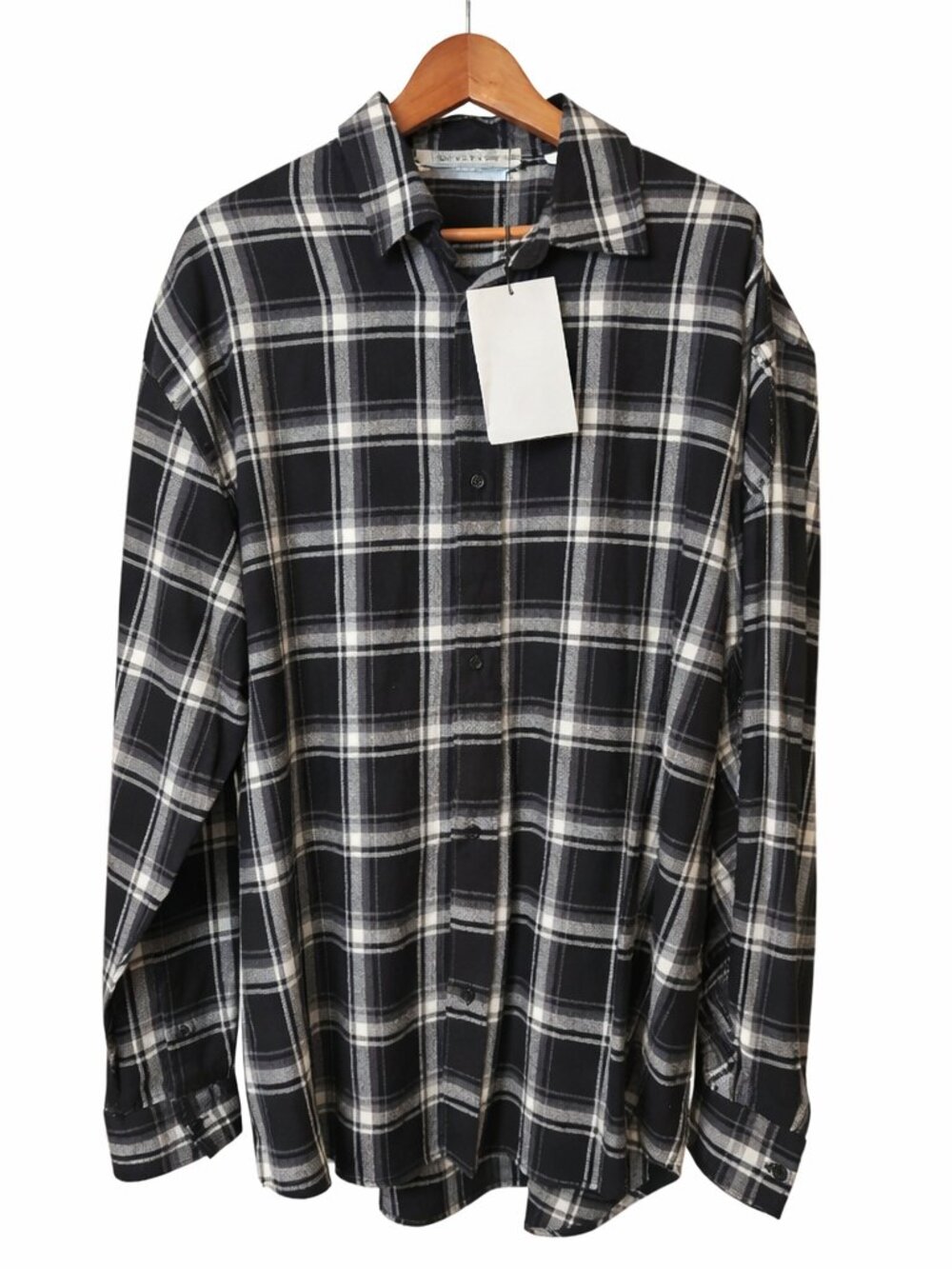 1017 ALYX 9SM | Stud-Embellished Plaid Shirt – IT 52 / US XL ~ NWT